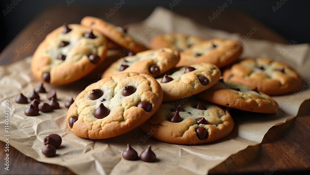 A table full of freshly baked cookies A table full of freshly baked cookies