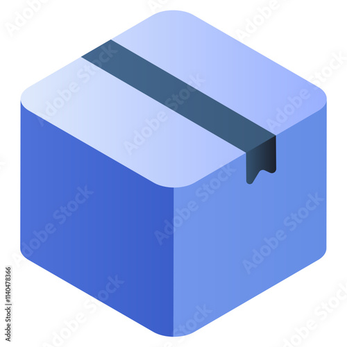 A unique design icon of parcel
