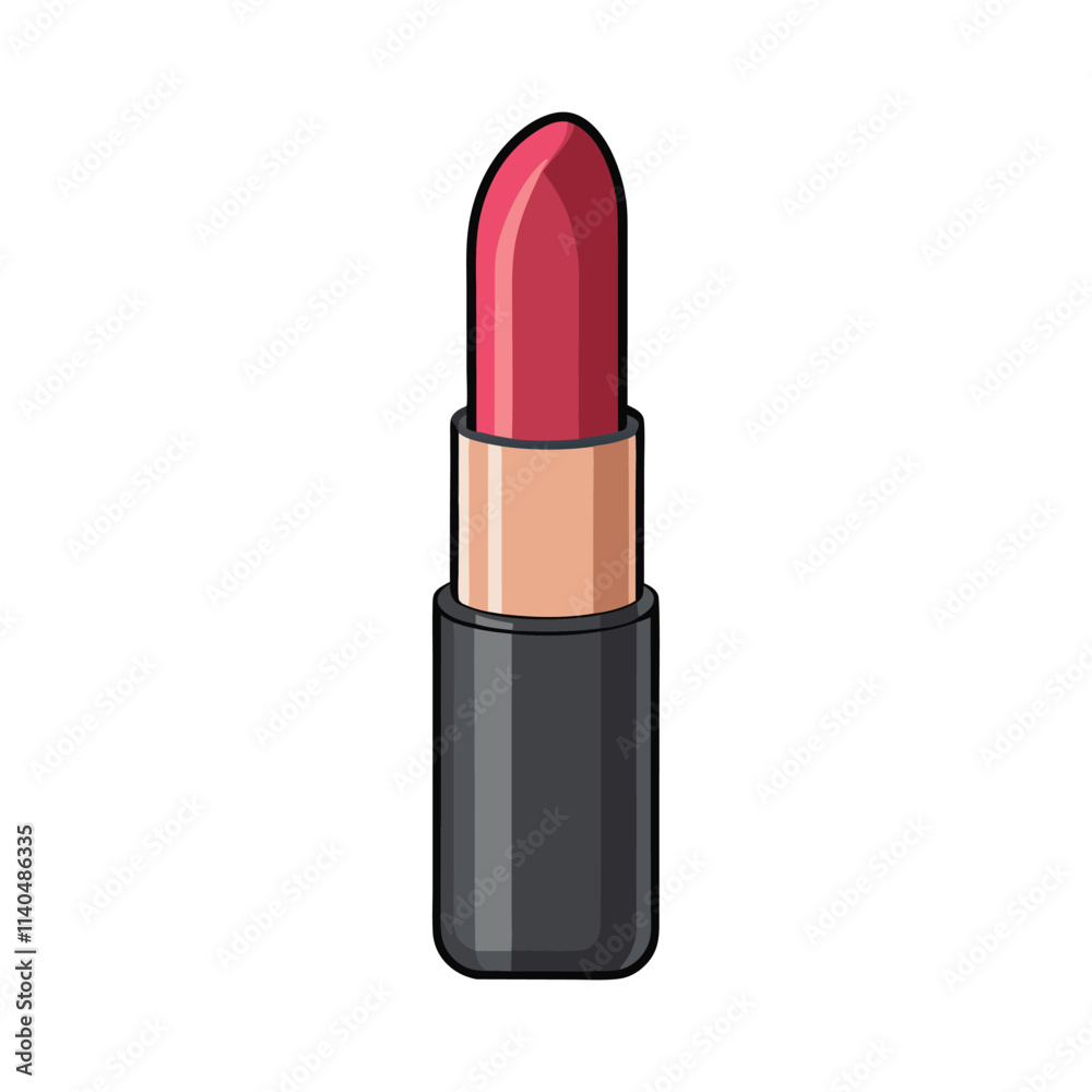 Fototapeta premium Lipstick vector art illustrator.