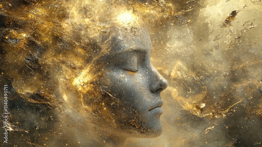 the creator, ethereal, fantasy, golds, silvers, opulent the creator, ethereal, fantasy, golds, silvers, opulent