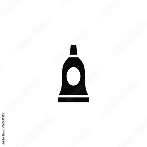 oil paint tube solid icon vector design good for web or mobile app