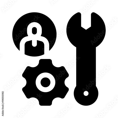 maintenance glyph icon