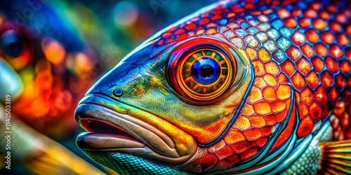 Wallpaper Mural Macro Florida Fish Sports Logo: Stunning Close-Up Photography of Aquatic Life Torontodigital.ca