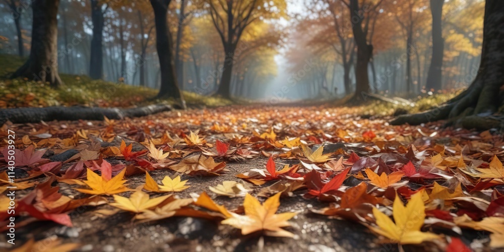 colorful fallen leaves scattered on the ground in a forest clearing, natural textures, seasonal transition, fallen leaves colorful fallen leaves scattered on the ground in a forest clearing, natural textures, seasonal transition, fallen leaves