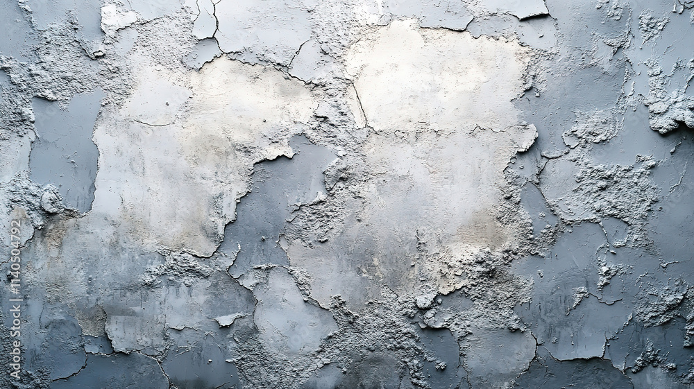 Fototapeta premium Simple textured concrete wall in grey for urban and industrial themes