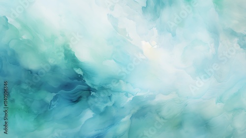 Wallpaper Mural Abstract aquamarine background. Aquamarine paint texture Torontodigital.ca