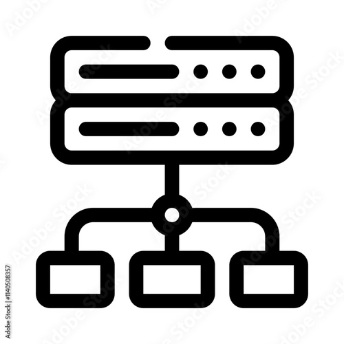 Proxy line icon