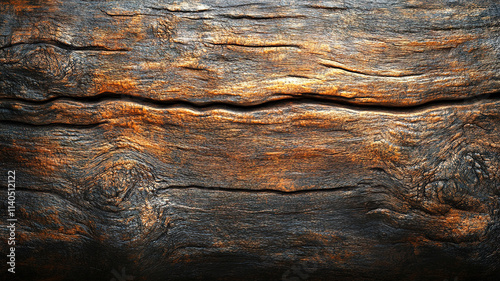 Abstract background featuring a rich, detailed brown wood texture