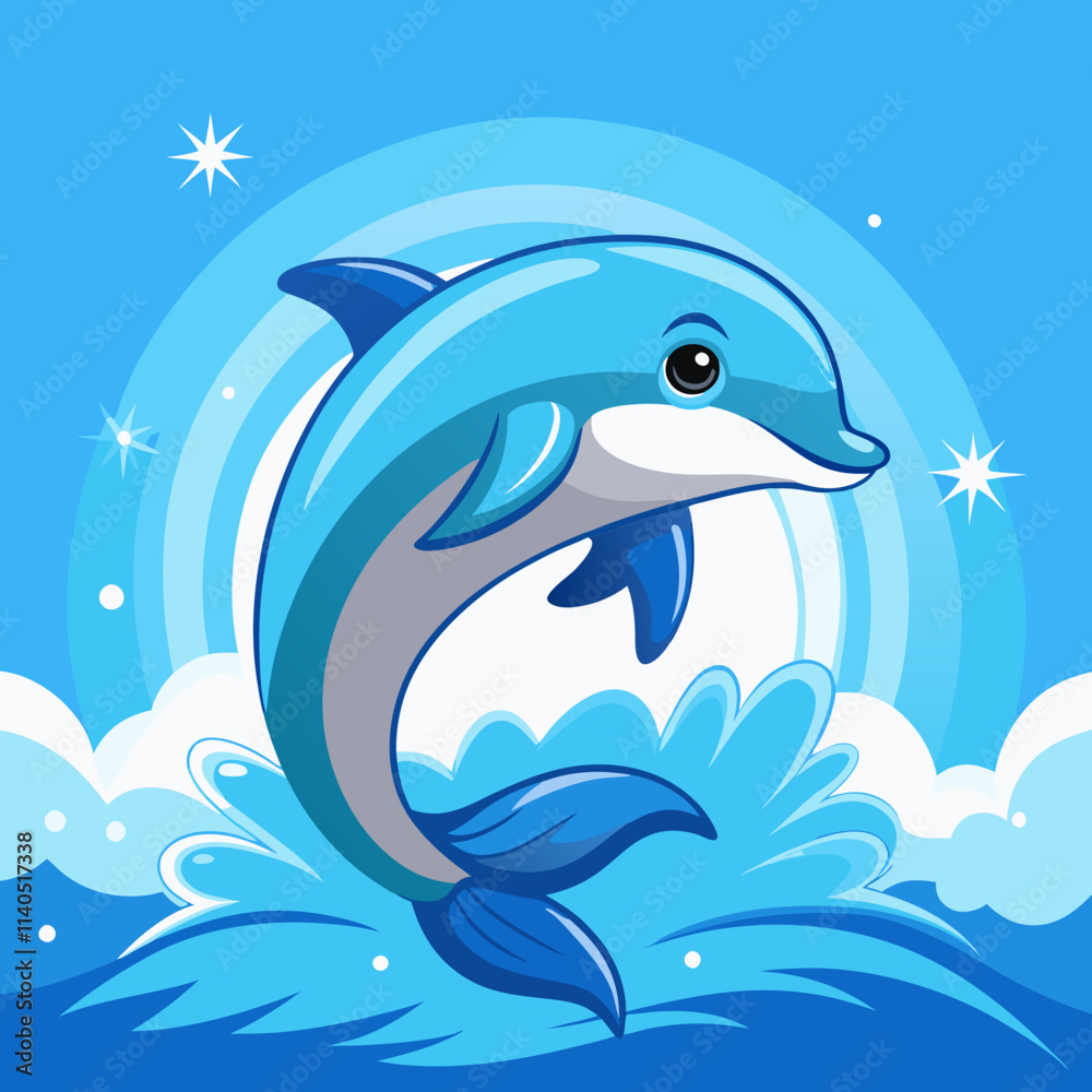 Fototapeta premium dolphin in the water