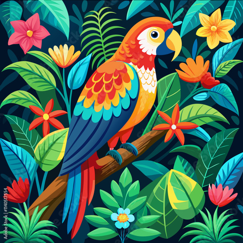 seamless background with birds