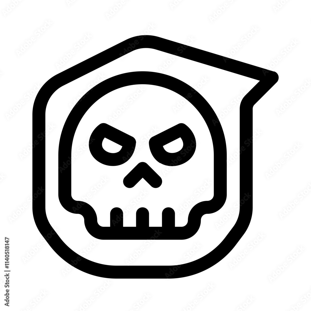 gangster devil icon with line style, perfect for user interface projects gangster devil icon with line style, perfect for user interface projects
