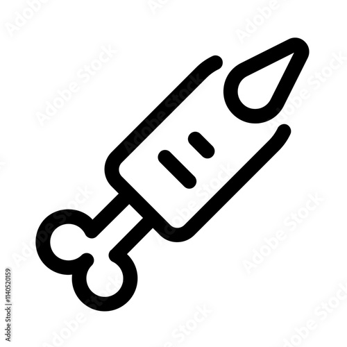 finger bone icon with line style, perfect for user interface projects