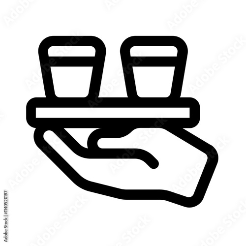 blood syrup icon with line style, perfect for user interface projects