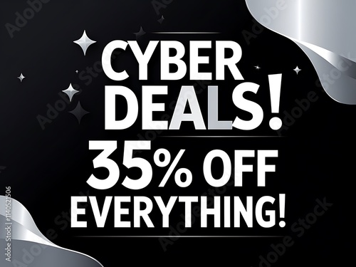 Cyber Deals Announcement Thirty Five Percent Off Everything photo