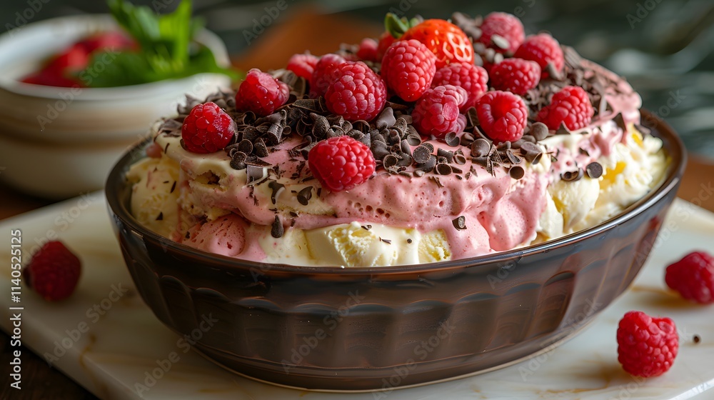 Vegetarian cassata ice cream Neapolitan ice cream Vegetarian cassata ice cream Neapolitan ice cream