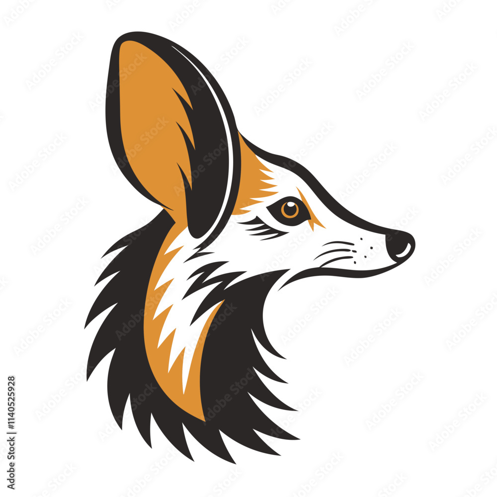 Fototapeta premium red fox cartoon