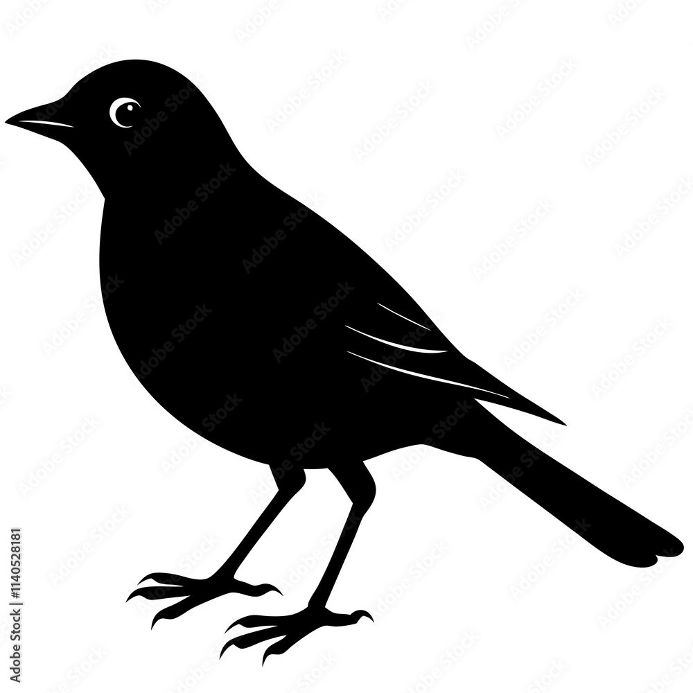 Obraz premium Bird Silhouette vector illustration