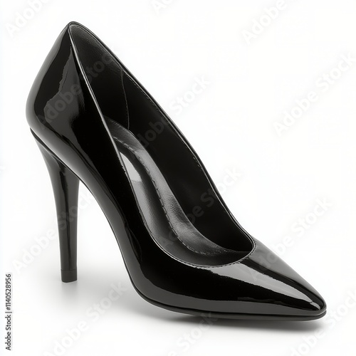 Elegant black high heel shoes perfect for formal occasions and evening events
