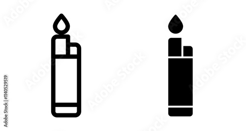 Lighter Icons pack in outlined and flat versions