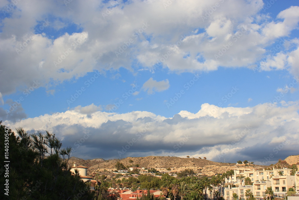 Fototapeta premium view of the mountains