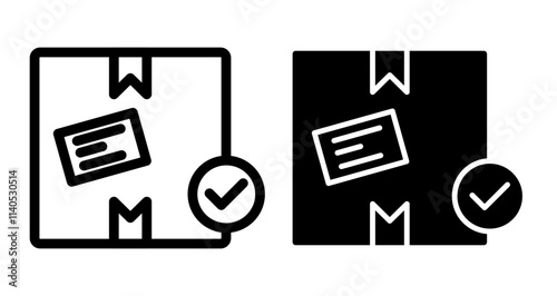 Order receive Icons pack in outlined and flat versions