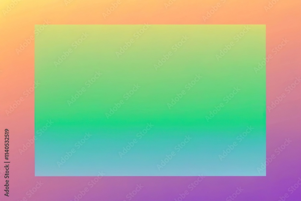 Square gradient background with purple, green, and orange pastel colors Square gradient background with purple, green, and orange pastel colors