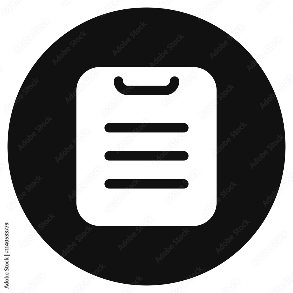 Editable vector file clipboard paste icon. Part of a big icon set family. Perfect for web and app interfaces, presentations, infographics, etc Editable vector file clipboard paste icon. Part of a big icon set family. Perfect for web and app interfaces, presentations, infographics, etc