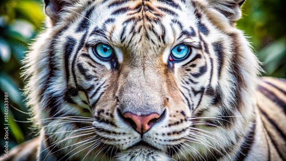 Majestic White Tiger Macro Photography: Close-Up Wildlife Images, Stunning Bengal Tiger Details, Rare White Tiger Portraits Majestic White Tiger Macro Photography: Close-Up Wildlife Images, Stunning Bengal Tiger Details, Rare White Tiger Portraits