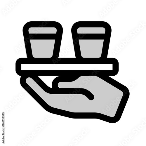 blood syrup icon with duotone style, perfect for user interface projects