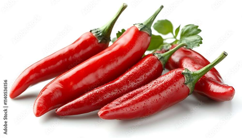 Red Chili Peppers Fresh and Vibrant Produce Red Chili Peppers Fresh and Vibrant Produce