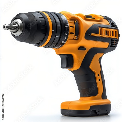 Powerful cordless drill with adjustable settings for construction and repair tasks photo