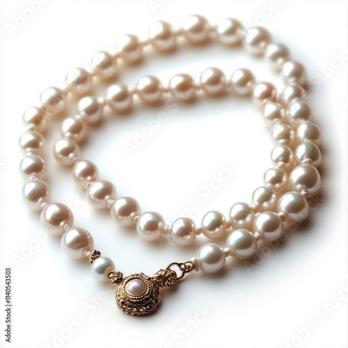 Elegant pearl bracelet with silver accents designed for formal occasions and ...