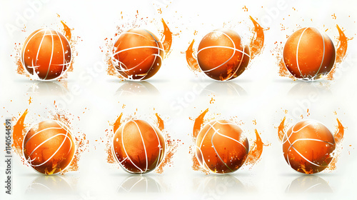 Collection of Vector Basketball Logos and Icons for Graphic Designers

