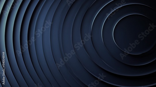 Texture pattern of layered waves in deep blue color creating a modern aesthetic