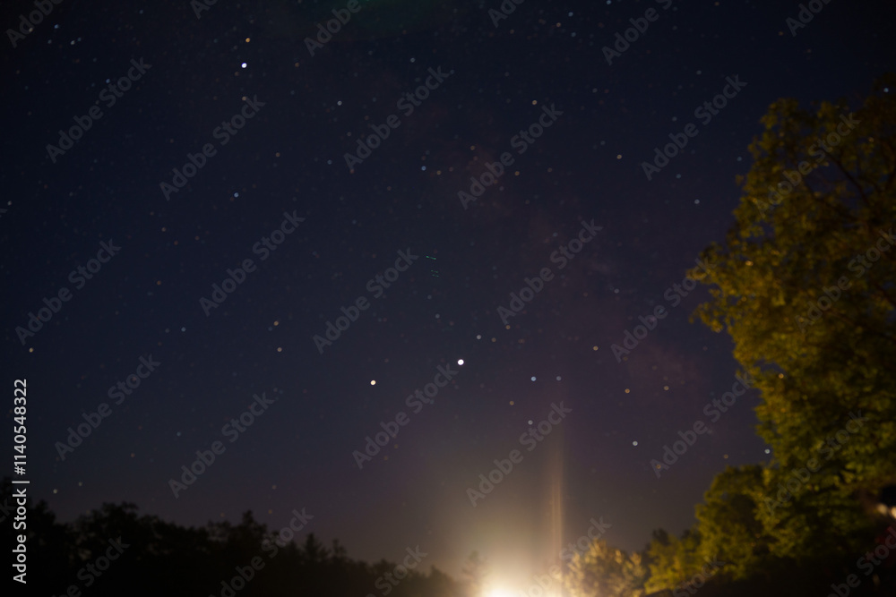 stars in the night sky