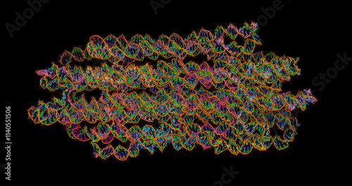 Obraz na płótnie 3D DNA origami 