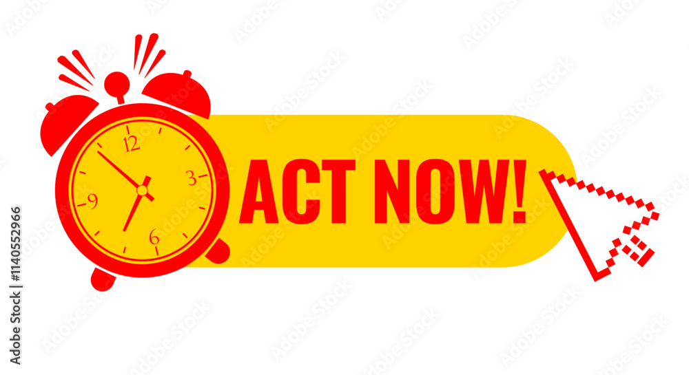 Act now reminder web button