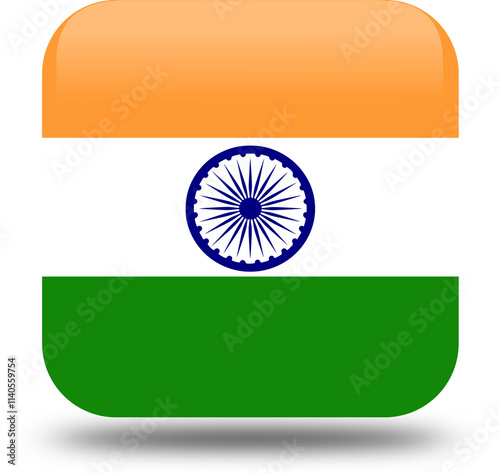 square india 3d flag