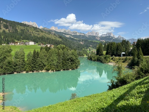 Bild auf Leinwand dolomitten