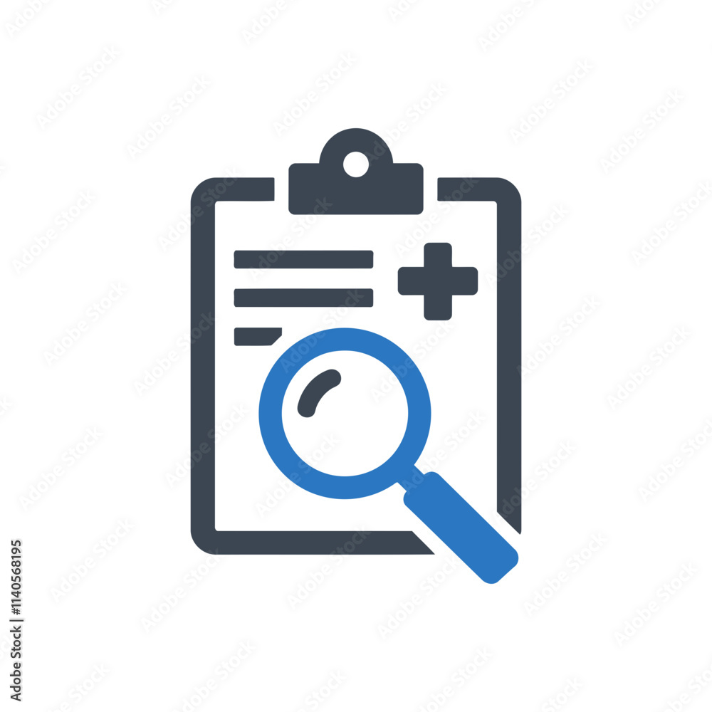 Medical Report Analysis Icon Medical Report Analysis Icon