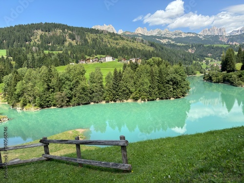 Bild auf Leinwand dolomitten