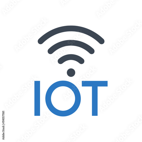 Wireless IoT Connection Icon