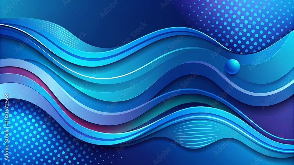 Modern Blue Fluid Wavy Shapes Abstract Background Minimalist Geometric Cover Design Template Modern Blue Fluid Wavy Shapes Abstract Background Minimalist Geometric Cover Design Template