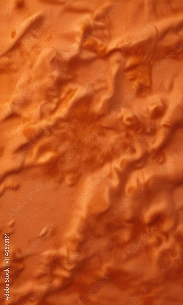 Obraz premium Velvet texture of seamless brick textile against bright orange matte background in macro photography, macro, seamless brick, velvet