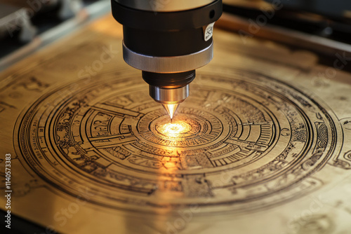 Laser Engraving Process with Precision Wavelength Control photo