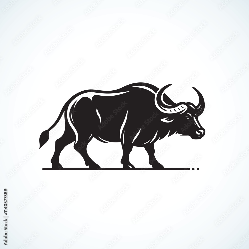 Elk vector silhouette with black and background Elk vector silhouette with black and background