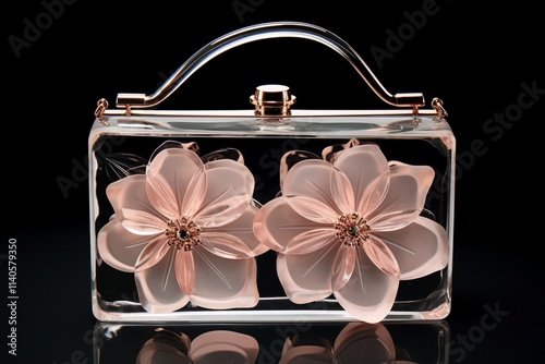 handbag and flowers