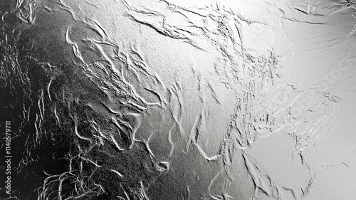 Silver textured background. Abstract metallic pattern.
