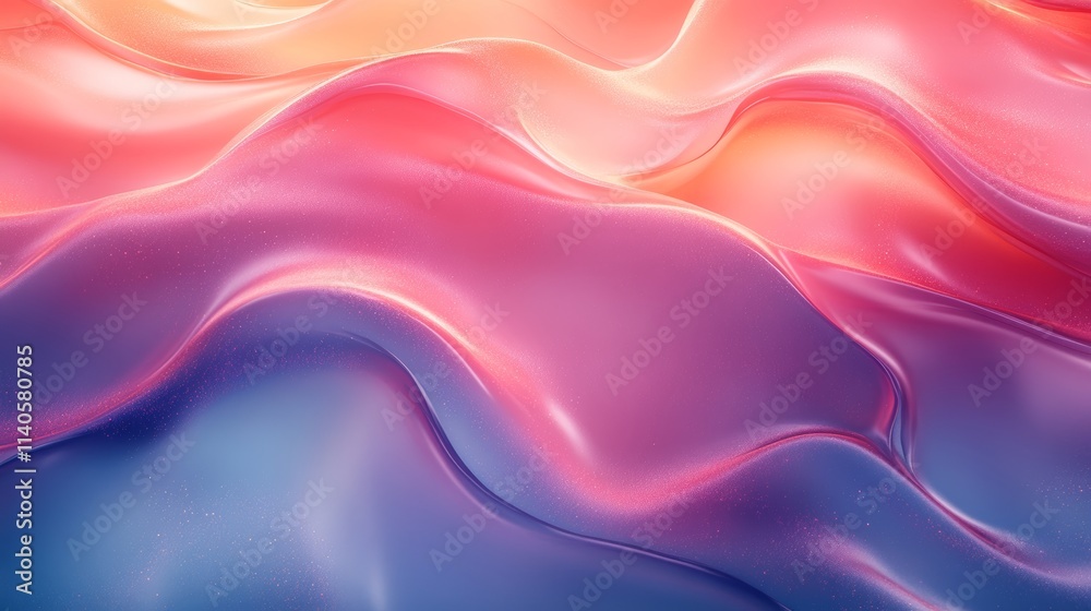 Abstract pink and purple wavy background flowing smoothly Abstract pink and purple wavy background flowing smoothly