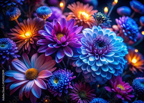 Night Bloom: Stunning 5+ Petal Flower Photography, Nighttime Floral Images, Dark Bloom Pictures, Night Garden Photography